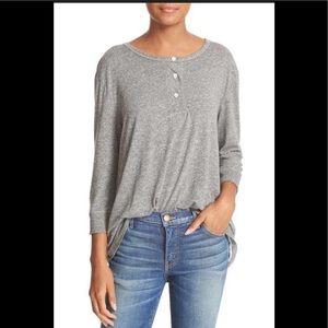 THE GREAT OVERSIZED HENLEY SIZE 1/SM/M GREY
